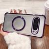 Роскошный ударопрочный магнитный чехол с покрытием для Google Pixel 9 9A 9 10 Pro XL 7 7A 8 8A, прозрачная мягкая силиконовая задняя крышка, чехлы