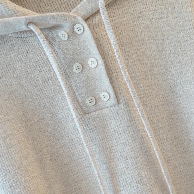 Women's Loose-Fit Hooded Pullover Sweater