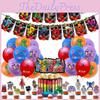 Набор для украшения дня рождения Garten Of Banban с баннером из воздушных шаров и вставными шарами