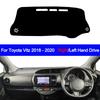 Автомобильный внутренний чехол на приборную панель для Toyota Vitz 2018 - 2020 Защитный коврик на центральную консоль Dashmat Аксессуары от солнца