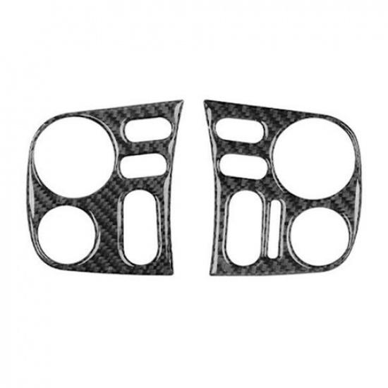 For Honda S2000 2004-2009 Carbon Fiber Climate Radio Control Button Cover Trim