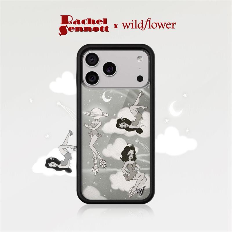 Чехол для телефона Wildflower Girl Moon Rachel Sennott для iPhone 17 16 15 14 13 12 Pro Max Plus wf Love Lemons Angel Cupid flower