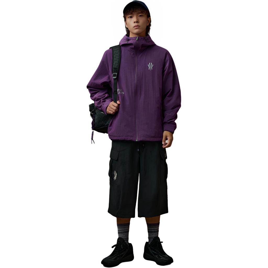 ANTA Jackets Unisex Purple Sand Color 2 Hooded Moderate Other 172541603-2