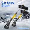 Car Ice Scraper Snow Brush Extendable Cleaning Removal Shovel Scraper Winter Auto Brushes Windshield Deicer Remover Tools Wash