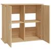 Aquarium Stand Sonoma Oak 81 x 36 x 73 cm Engineered Wood