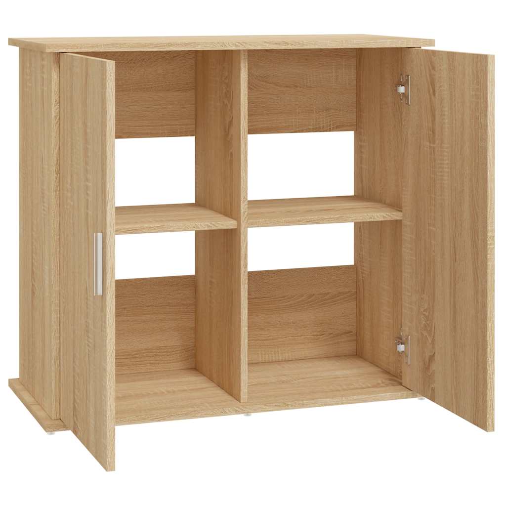 Aquarium Stand Sonoma Oak 81 x 36 x 73 cm Engineered Wood