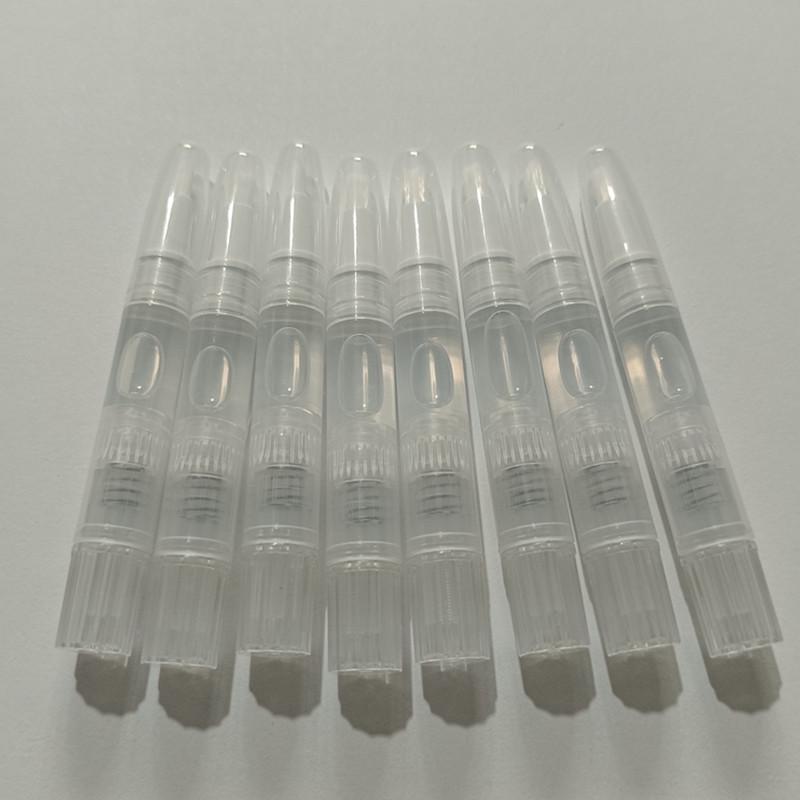 1.5ML Transparent Silicone Rotating Pen for Hairdressing, Pet Scissors, and Electric Clipper Oil