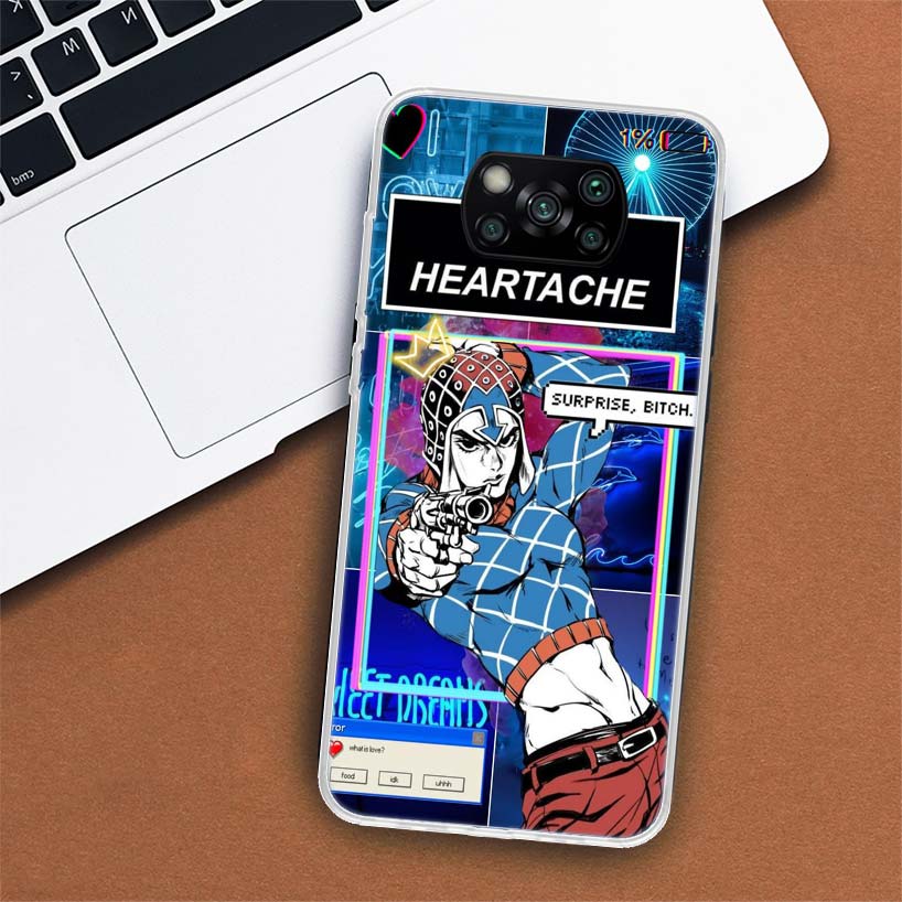Чехол для телефона JoJo's Bizarre Adventure Art для Xiaomi Mi 11 Lite 11i 12X 12 9 8 11T 10T 9T Pro 10 5X 6X Ultra 5G Cover Coque Capa