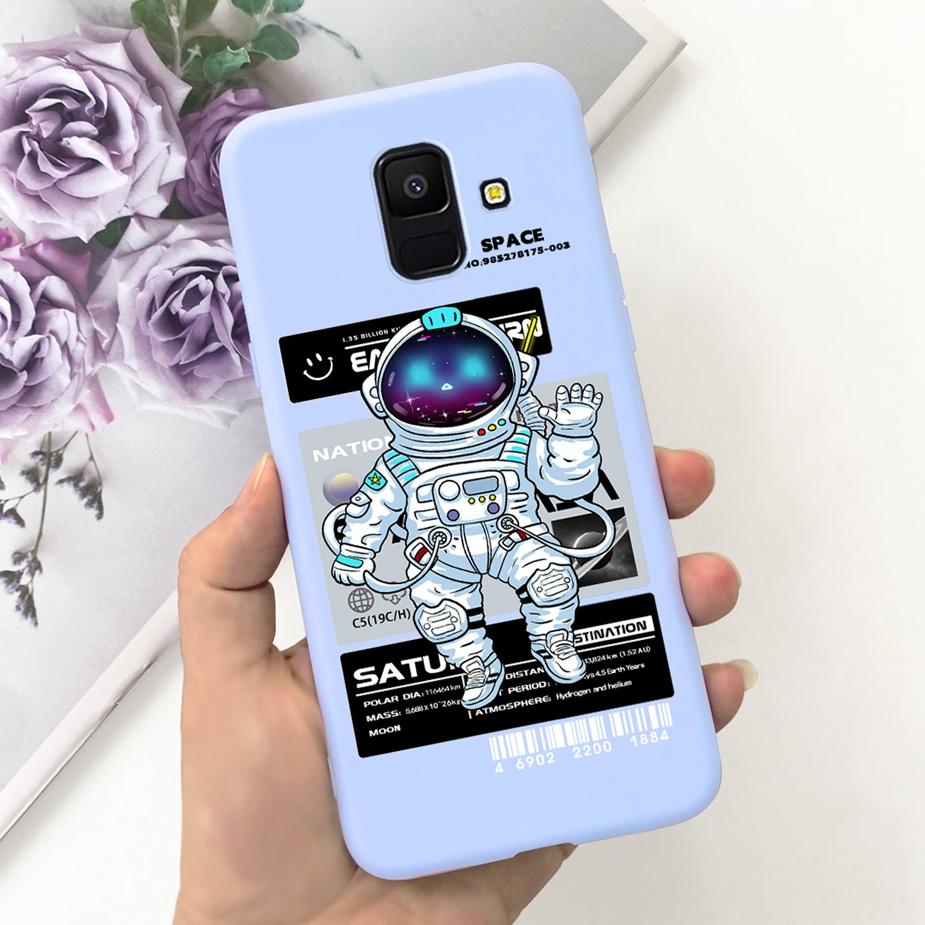 Чехол для Samsung Galaxy A6 Plus 2018 SM-A605F Милый Чехол-Мультяшный Динозавр Мягкий ТПУ Чехол для Телефона Для Samsung A6 2018 A600F A6+ Сумки