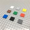 Нетоксичные [Funbrick] 160 шт. Плитка DIY Строительные Блоки Кирпичики Керамическая Плитка 2x2 Образовательные Креативные Размер Совместимый с 3068 Игрушками