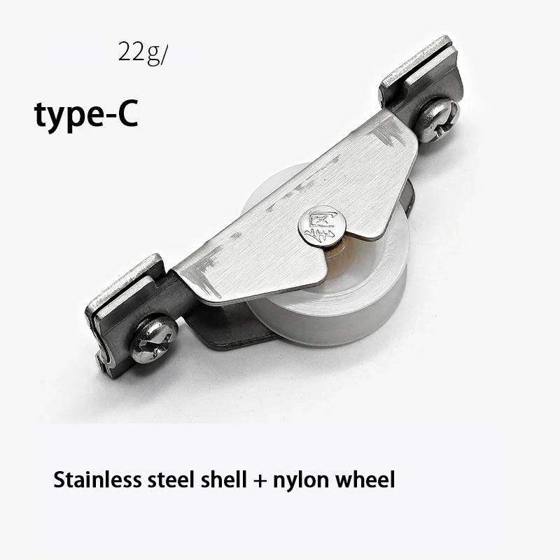 4 шт. Раздвижные двери Оконный шкив Бесшумный несущий ролик Вогнутое колесо Винтажные алюминиевые окна/Дверные раздвижные ролики на заказ