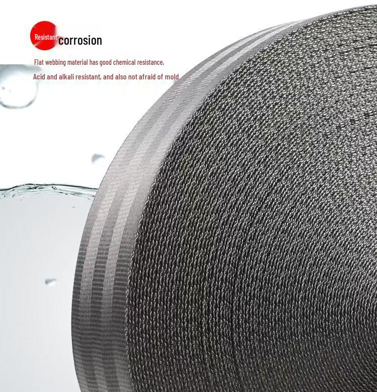 High-Strength Gray Polyester Car Hoisting Sling with Stacking Door