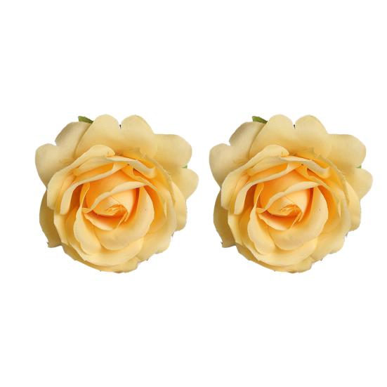 2 шт. 7 см искусственная голова розы красочные реалистичные многоразовые неувядающие DIY домашний офис свадебные украшения маленький цветок из искусственного шелка для взрослых секс-одежда