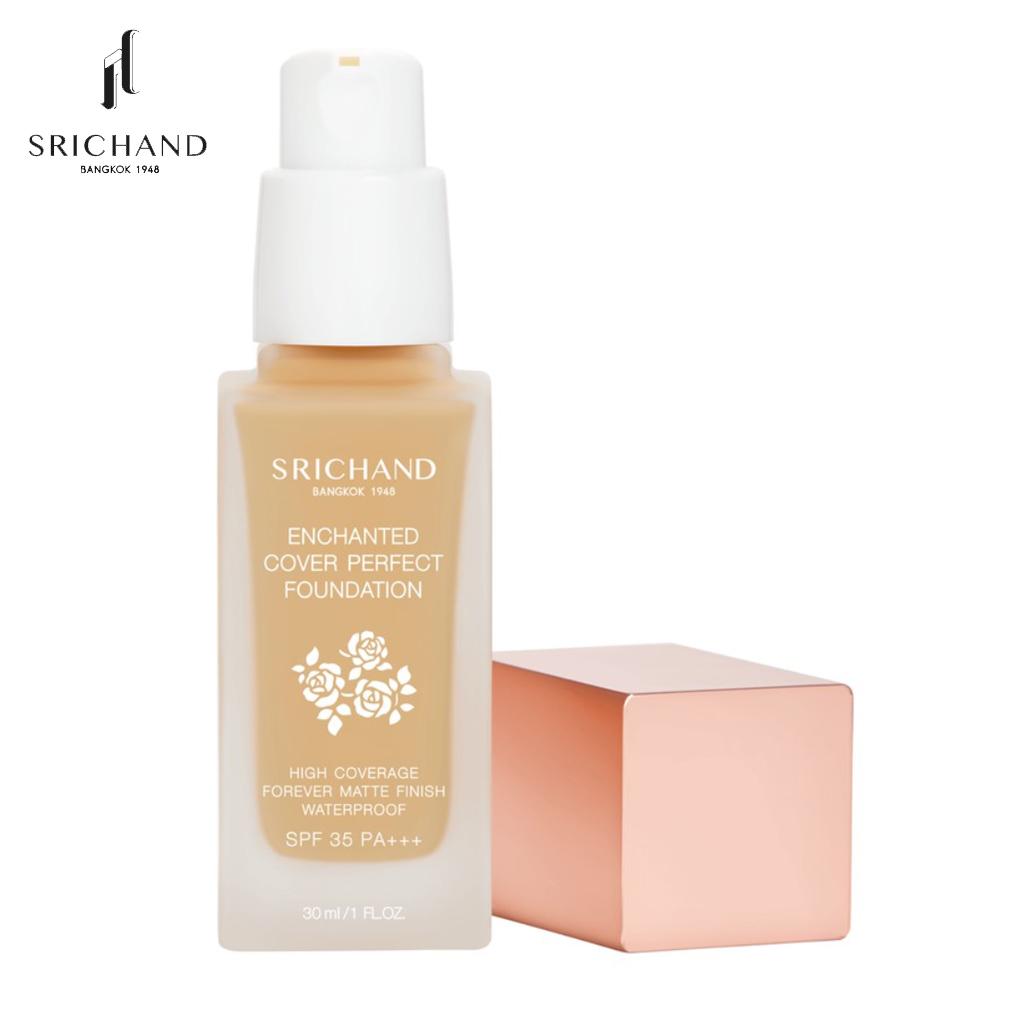 Srichand Enchanted Cover Perfect Foundation #120-Бежевый/#130-Натуральный, 7 г (Саше) - Продукт Таиланда