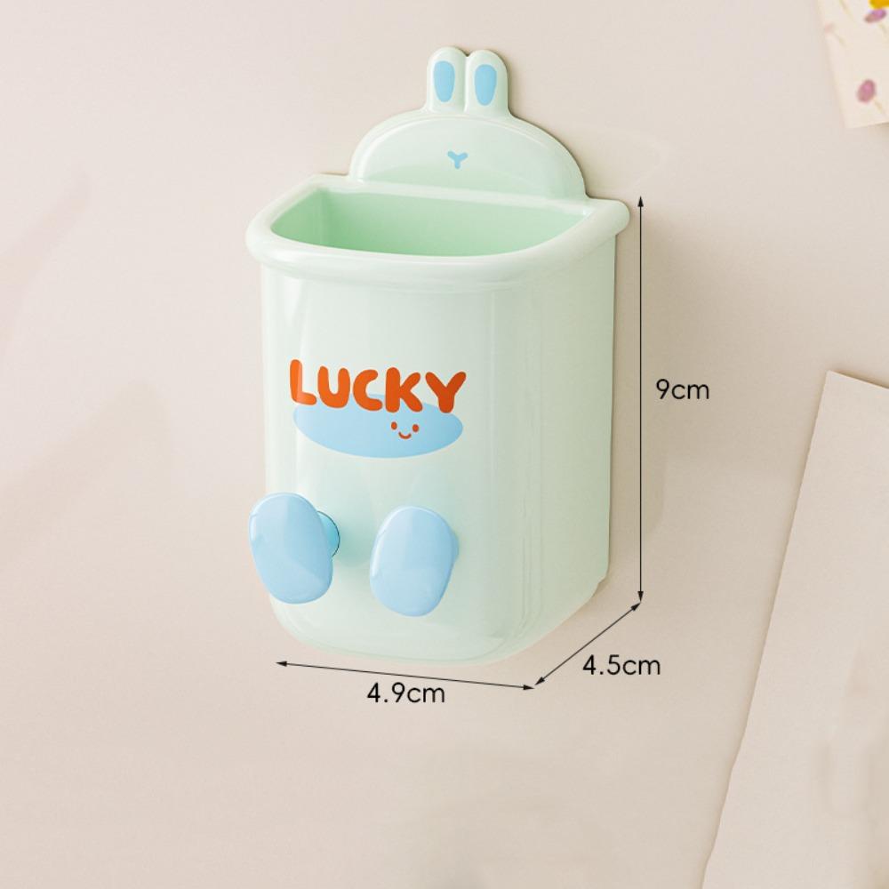 Настенная полка для хранения зубной пасты, мультяшная подставка для электрических зубных щеток, органайзер для ванной комнаты