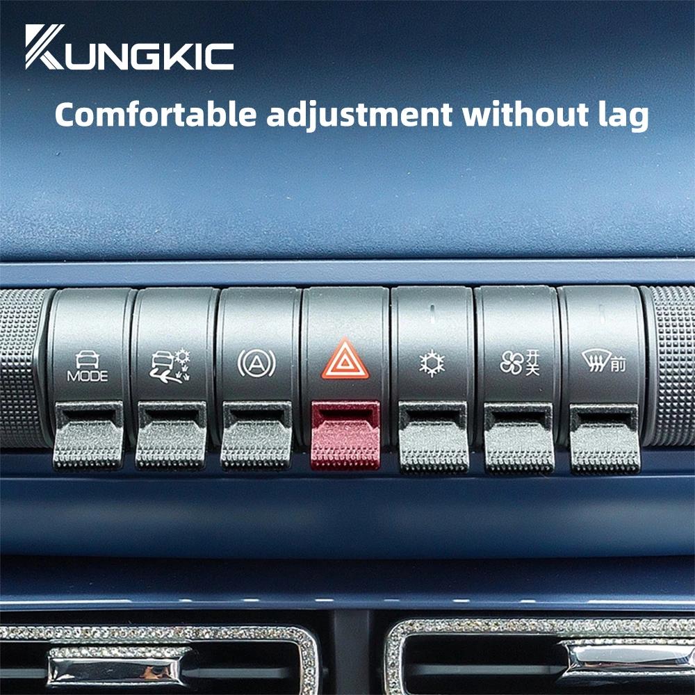 For BYD Dolphin Seagull Car Center Control Navigation GPS Button Knob Decoration Cover for Dolphin Mini 2021-2025 Accessories