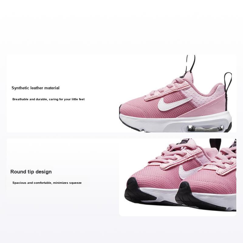 Nike Air Max INTRLK Lite TD Прочные Дышащие Низкие Спортивные Повседневные Кроссовки Детские Розовые Белые DH9410-601