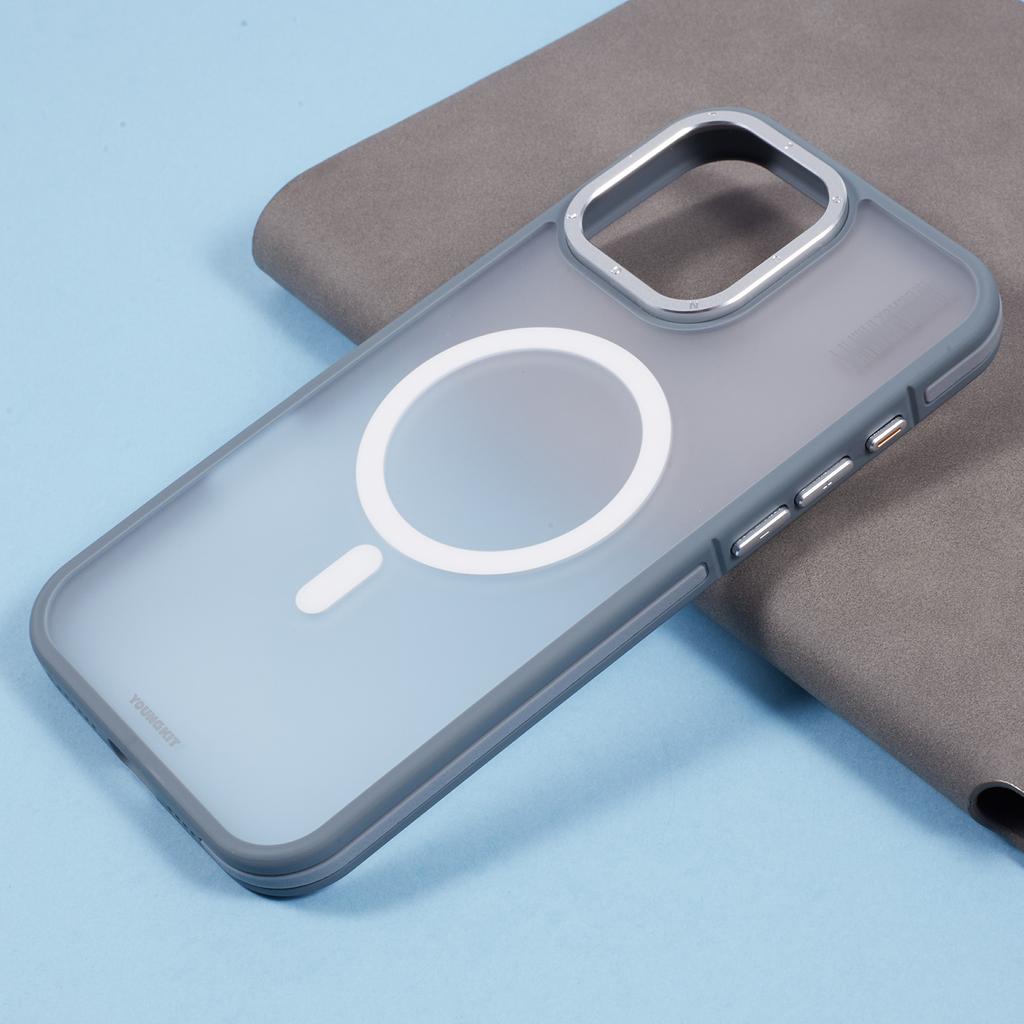 YOUNGKIT Чехол для iPhone 16 Pro Max, совместимый с MagSafe, ПК+ТПУ, защита от отпечатков пальцев
