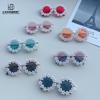 Fashion Children'S Sunglasses Baby Cute Diy Flower Concave Glasses Versatile Boys And Girls Sunglasses Tide