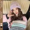 Japanese Love Hat for Women In Autumn and Winter Ear Protection and Warm Wool Hat Showing Face Small Korean Version Versatile Knitted Hat Cold Hat