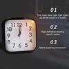 Non Ticking Alarm Clock Battery Powered Silent Bedside Clock Night Light Easy To Read Loud Enough Travel Clock for Heavy Sleepers Kids Elderly