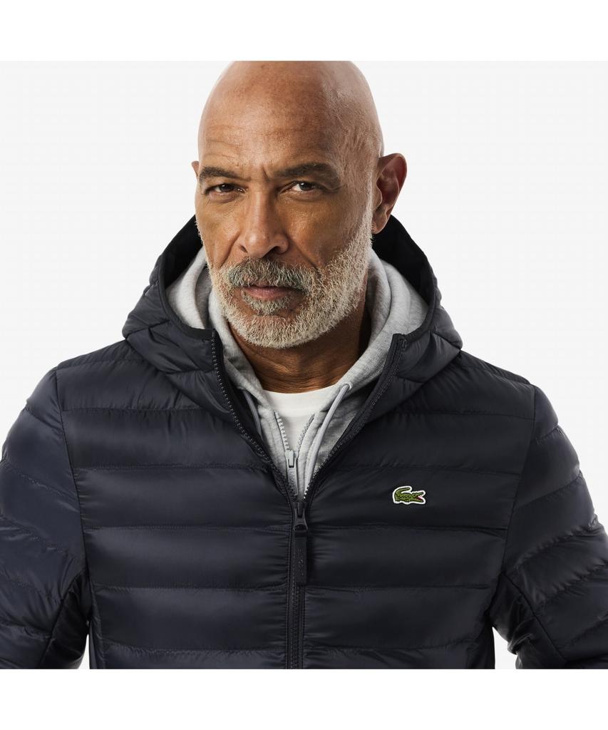 Lacoste Men'S Thermore Hooded Lightweight Padded Jacket Bh7228-55N Hde