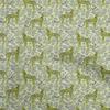 Cotton Flex Green Fabric Animal  Craft Projects Decor Fabric Printed By The Yard 40 Inch