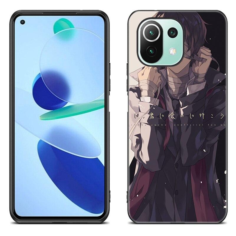 Чехол с изображением аниме Bungou Stray Dogs Dazai Osamu для Xiaomi Mi 11 Lite NE 11i 10T 11T Pro A2 A3 Lite POCO F3 M3 M4 C31 X3 Pro NFC GT