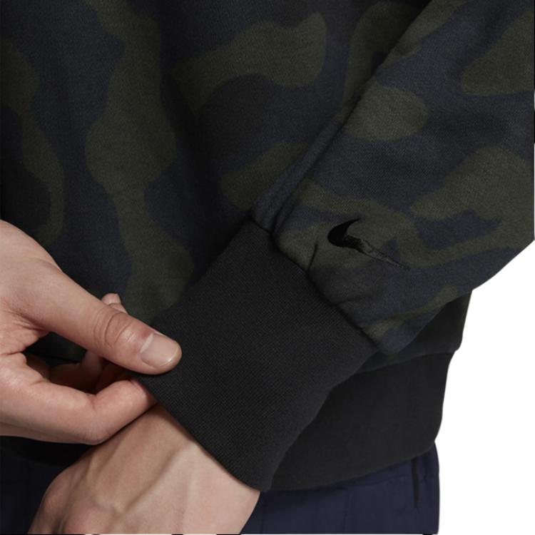 Nike Толстовки Мужские Черные Стойка Умеренные Другие CD0439-475