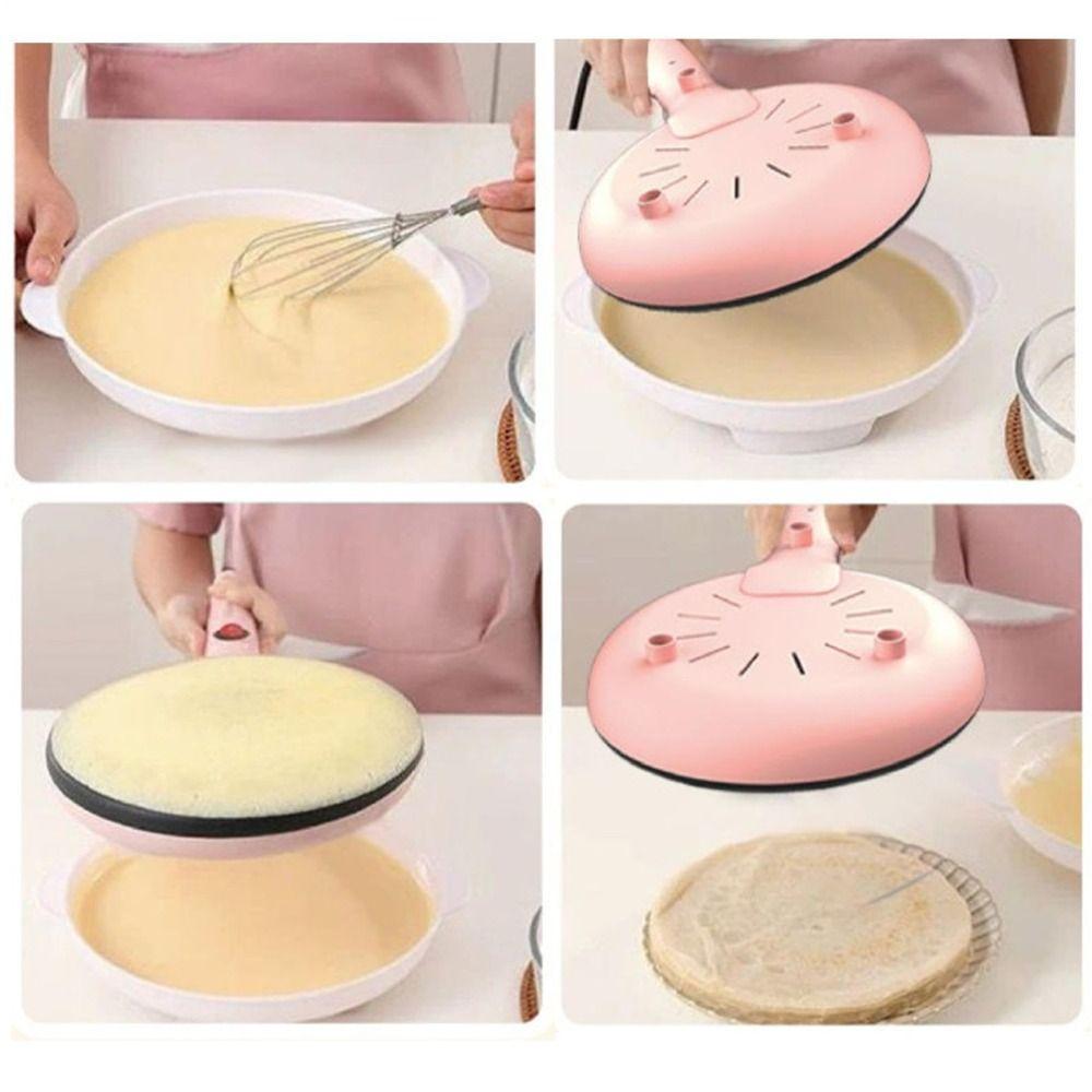 Nonstick Electric Crepe Maker Simple Operation Pancake Maker Electric Pancake Pan Home Use