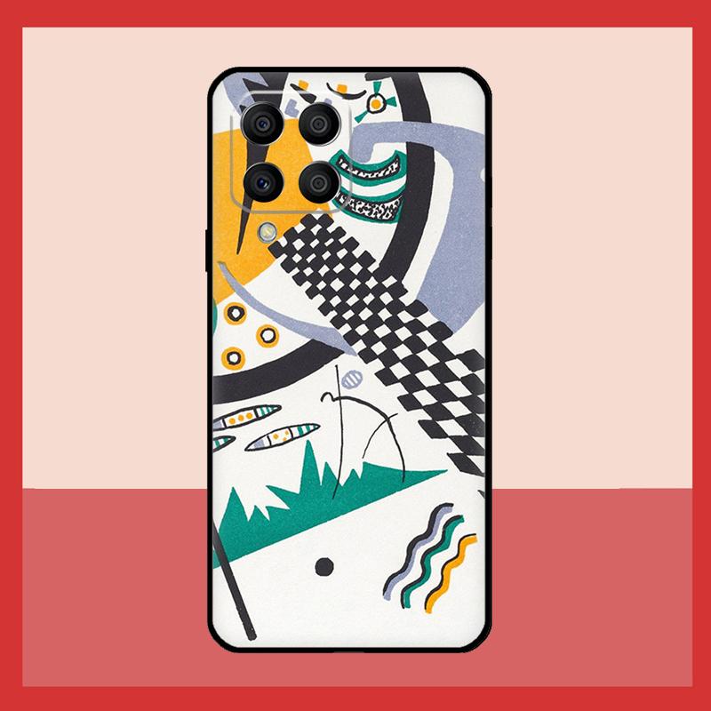 Василий Кандинский Абстрактный Художественный Чехол Для Samsung Galaxy M56 M12 M06 M32 M52 M35 M55 M15 M11 M13 M14 M16 M36 M31 M53 M34 M54