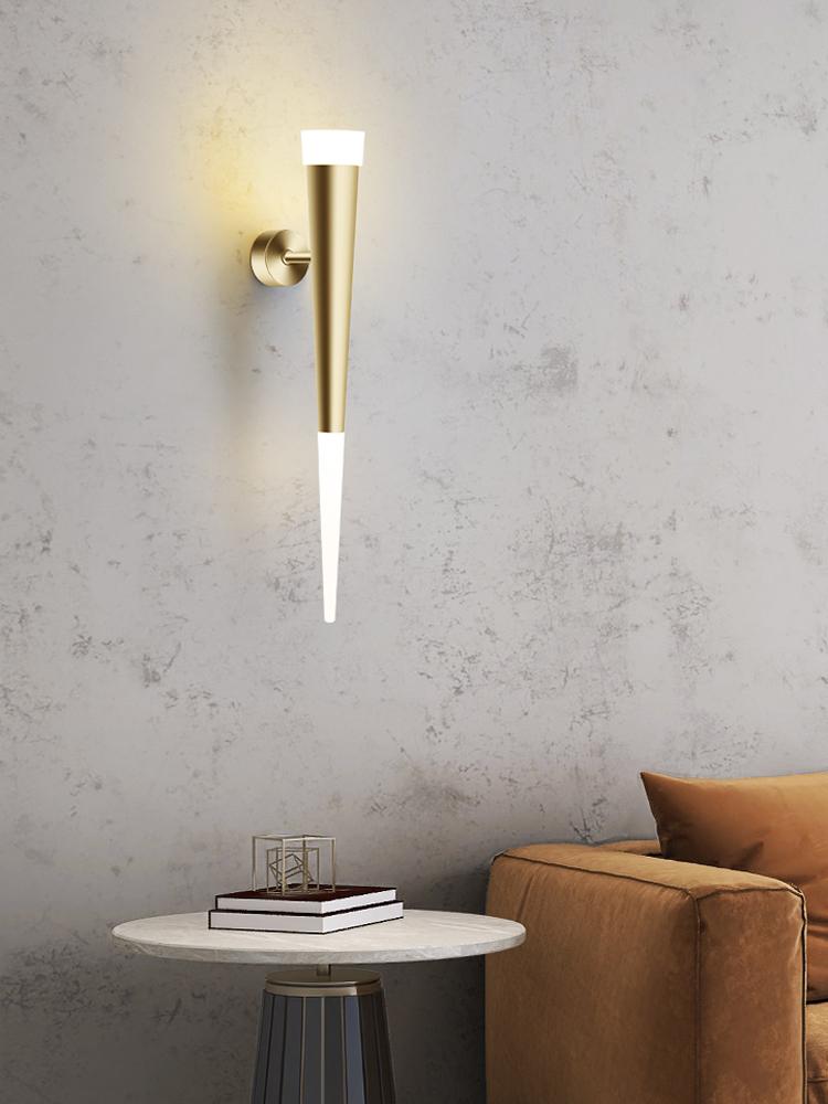 Nordic Minimalist Line Настенный светильник Современный светодиодный настенный светильник для гостиной, прикроватный светильник для домашнего интерьера, настенные бра, декоративная мебель
