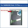 НОВАЯ Черная Задняя Крышка Батареи Клей для Камеры Для Samsung Galaxy Note 10 Plus