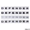 Old Style 3D ABS Defender Front Hood Emblem Letter Logo Badge Decal Sticker For Land Rover Defender Car Exterior Accessories XS2