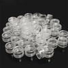 Bulk Pack 2.5ml Cosmetic Bottles 50/100/200/400pcs Clear Cream Jars for Nail Art Samples Small Clear Tin Containers for Balm