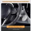 Car Steering Wheel Cover Faux Leather For BMW M Sport E36 E39 Z3 M E36 37 E36/8 1995-2002 Steering Cross Wheel Braiding Cover