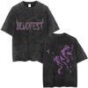 Rocker Yungblud IDOLS Wings World Tour  Tshirt Men Women Rock Harajuku Vintage Washed T Shirts Casual Oversized Tshirts