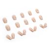 Artificial Nails Diamond Style Wearable Nails, Finished Fake Nails, Nail Art Pieces, Innocent Girls Look White and Translucent