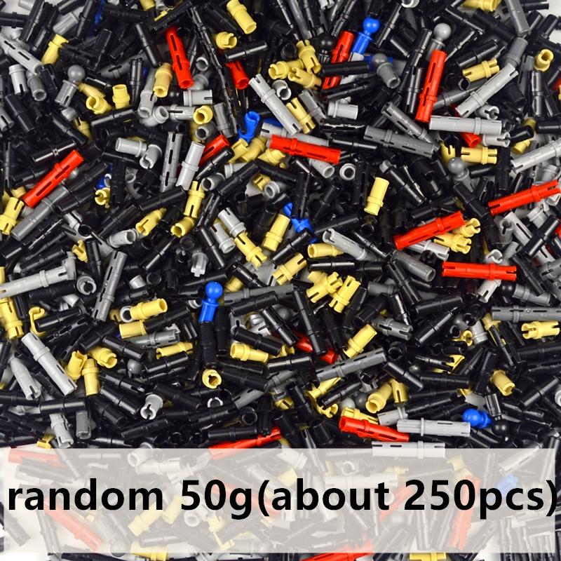 Оптовые высокотехнологичные аксессуары Штифт Штырь Балка Ось Соединитель Шипованная балка MOC Разные размеры Автомобильные технологические детали Строительные блоки