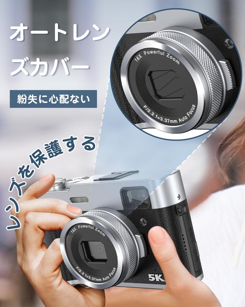 Цифровая камера 5K, которая может отправлять по Wi-Fi 48 миллионов изображений спереди и сзади, для черного смартфона с картой памяти 32 Гб, пикселей, 30 кадров в секунду, функция, ретро,