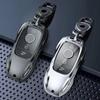 Ziny Alloy Car Remote Key Case Cover Shell for Mercedes Benz A B C E S Class W204 W205 W210 W212 W213 W176 W463 GLC GLB GLE AMG