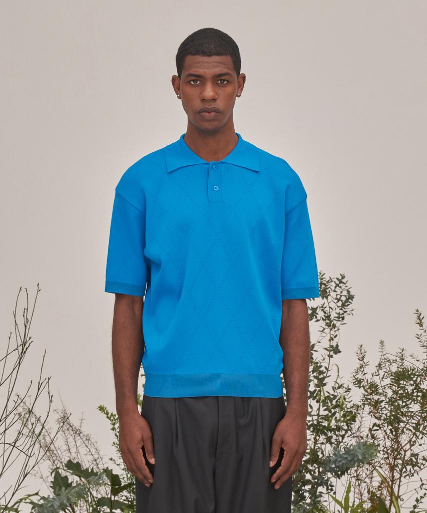 WMC Diamond Punching Collar Knit (3 Colors)