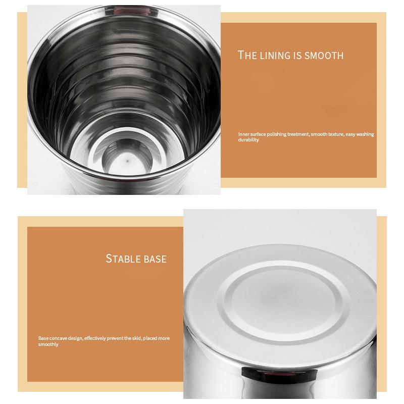 Ведро для охлаждения вина и пива из нержавеющей стали, ведро для шампанского, вина, пива, льдогенератор для KTV-бара, кухонная утварь для вечеринок, аксессуары для бара