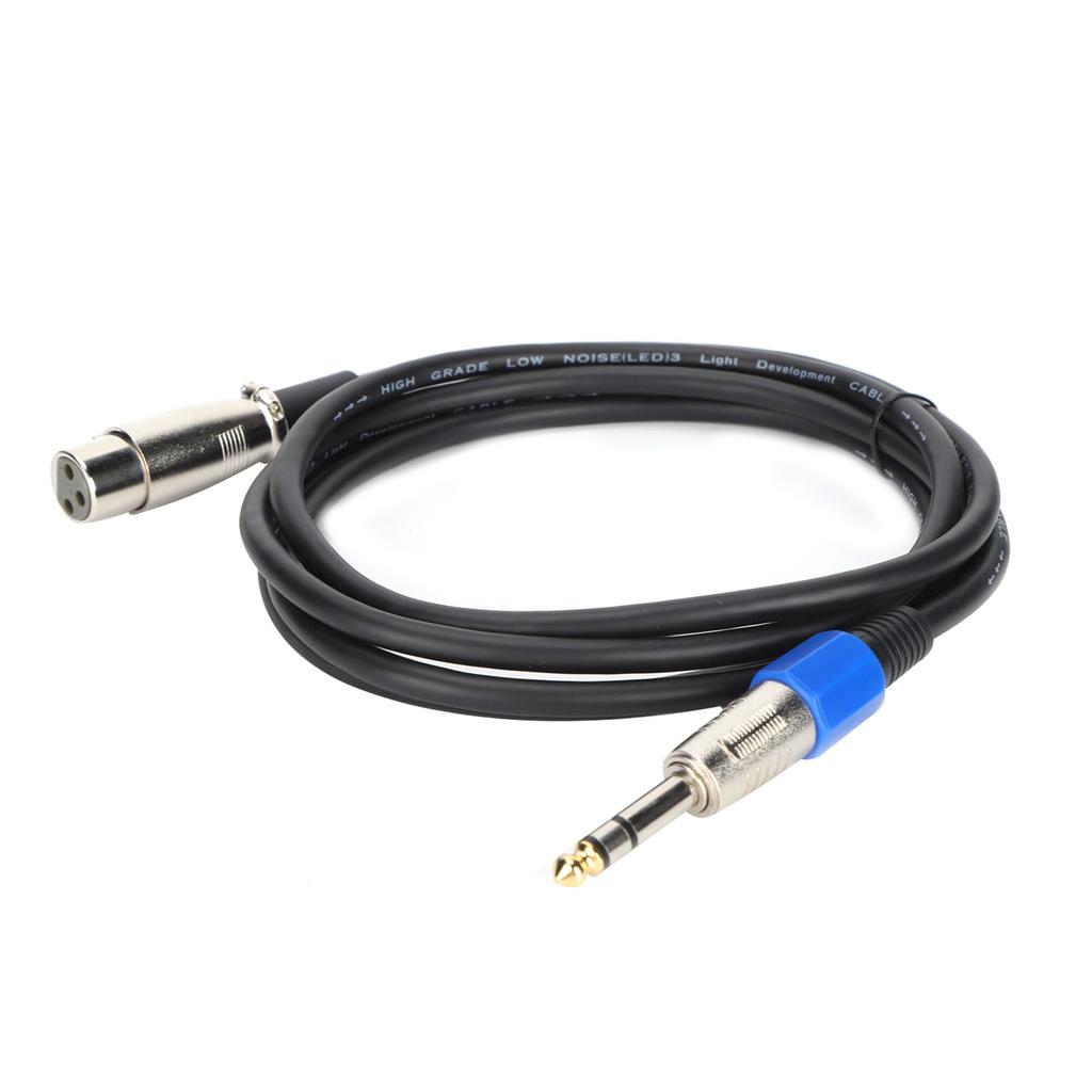 JORINDO JD6015 XLR Female to 6.35mm Jack Balanced Signal Cable XLR to 1 4 Inch Microphone Cable 2 M