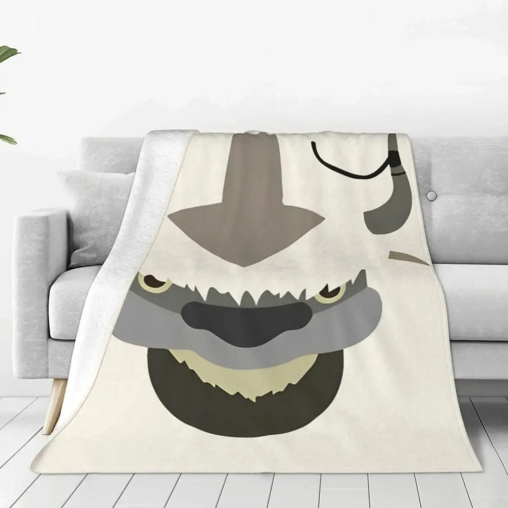 Стильное одеяло Appa Avatar The Last Airbender, легкое, тонкое, бархатное, удобное, можно стирать в стиральной машине