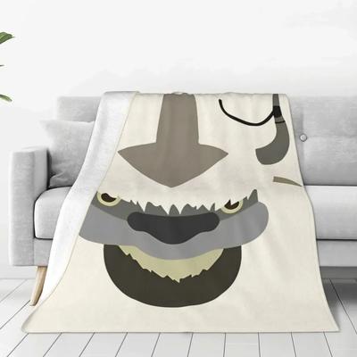 Стильное одеяло Appa Avatar The Last Airbender, легкое, тонкое, бархатное, удобное, можно стирать в стиральной машине