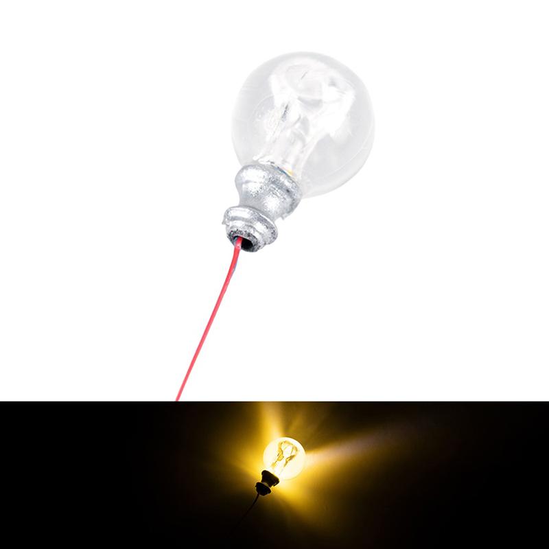 Уличный фонарь теплого белого света, модель 1:Масштаб 87 Модель Миниатюрные Настенные Фонарные Столбы Светодиодные Потолочные Светильники Освещение Кукольный Домик Декорация