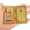 2025 Tai Sui Amulet Card Feng Shui Prayer Gold Card Exorcism Protection Buddha Gift Amulet Safe Bring In Wealth And Treasure
