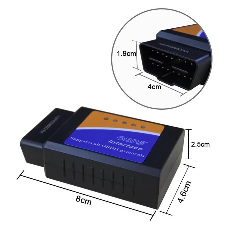 Wi-Fi Автомобильный Диагностический Детектор Считыватель Кодов Инструмент Для Ios Android Obd2 Сканер Elm327 Автоматическое Сканирование Инструменты для Ремонта