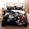 Зонт Компания-зомби 3D-печать Постельное белье Queen Комплект постельного белья D King Size Комплект постельного белья Мягкий и удобный